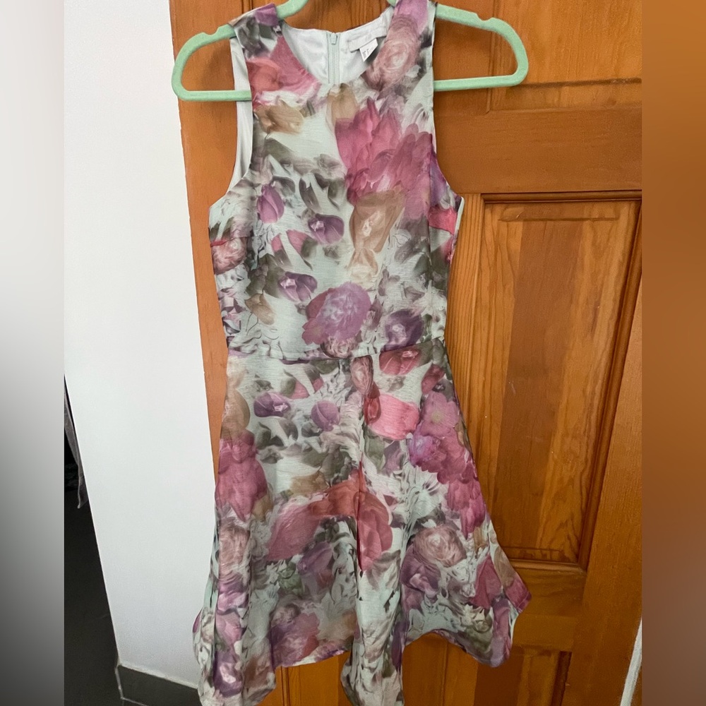 H&M Floral Mini Dress - Pink and Purple